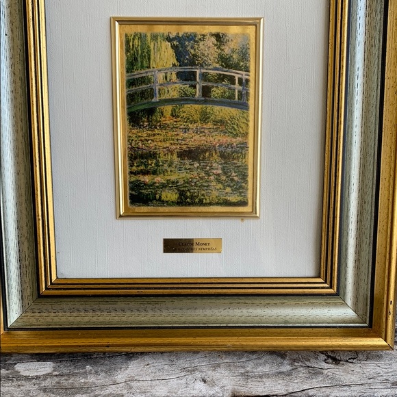 Claude Monet Bridge Painting Framed Print - Picture 6 of 11